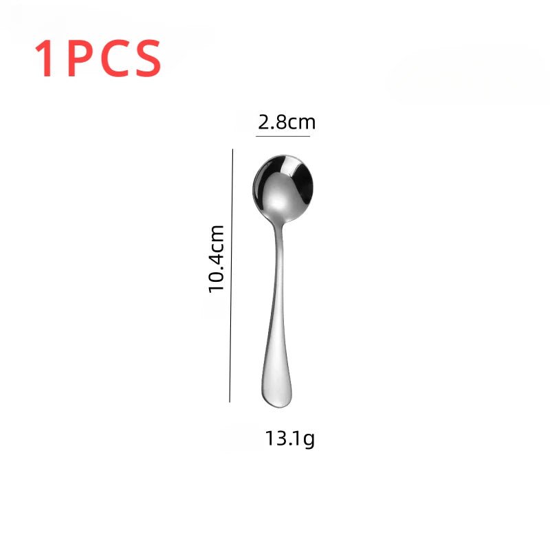 6 Pieces Of Espresso Spoon, 4.7 Inch Stainless Steel Mini Coffee Spoon Dessert Spoon
